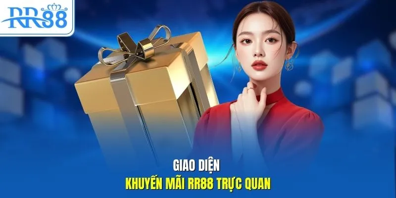 Giao diện khuyến mãi RR88 trực quan 